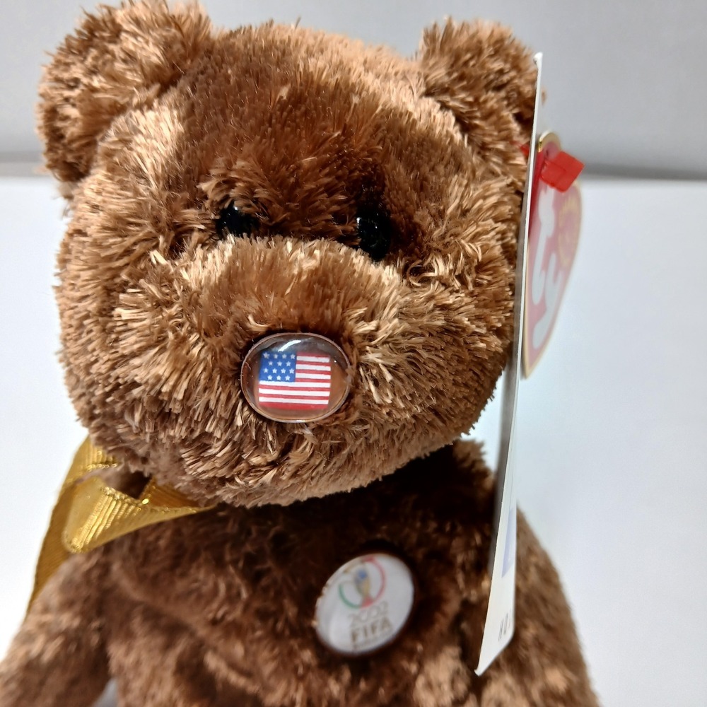 TY Beanie Baby - CHAMPION the FIFA Bear ( USA ) (8.5 inch)